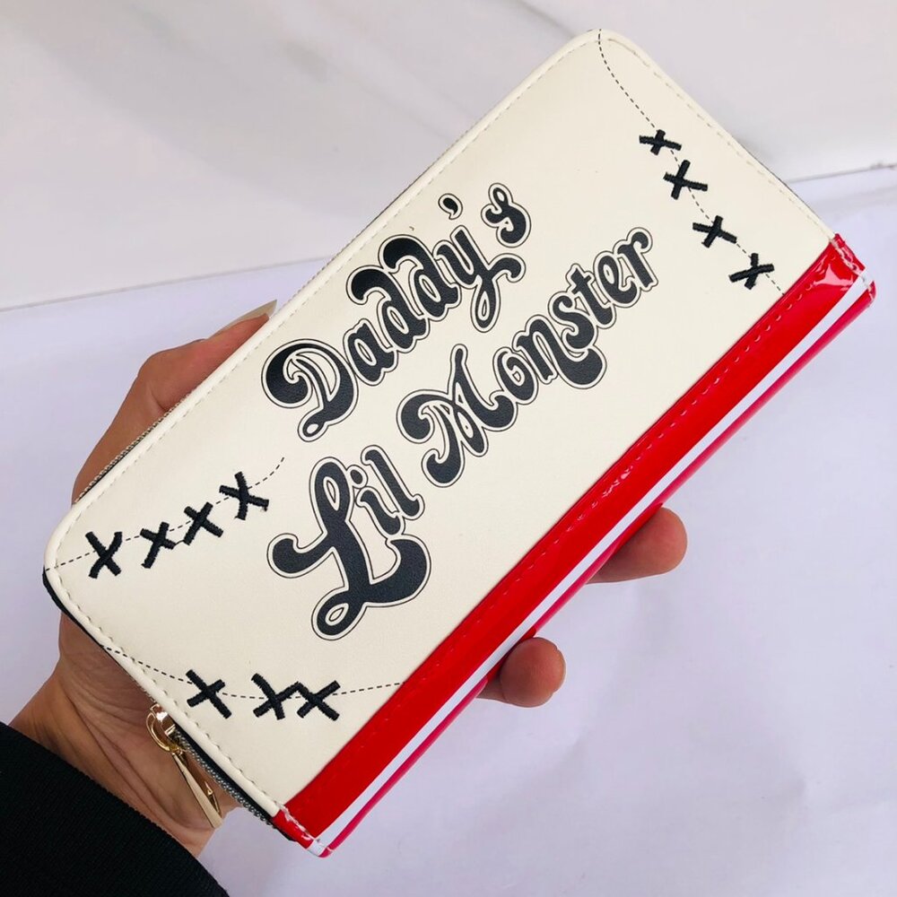 Harley Quinn Long Wallet Daddy's Lil Monster New